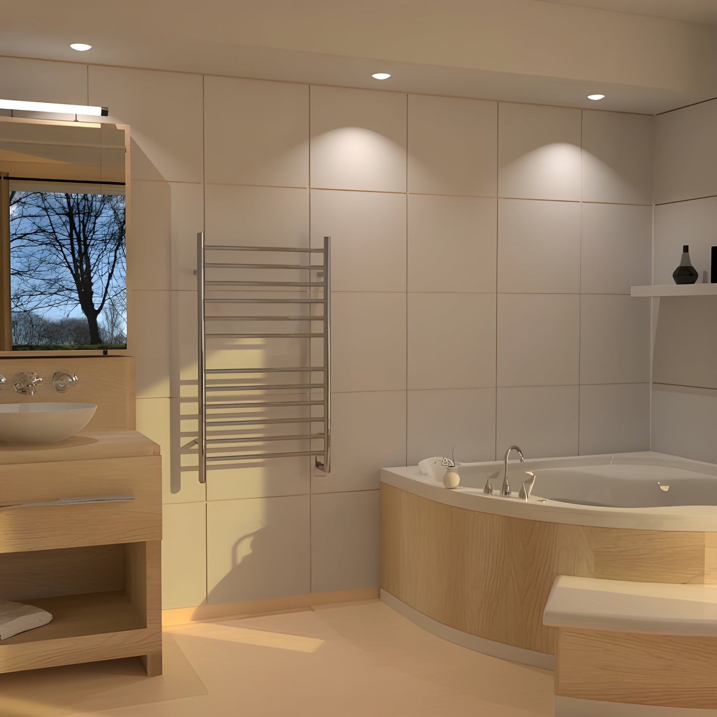 Amba Radiant Large Hardwired Straight - RWHL-SB