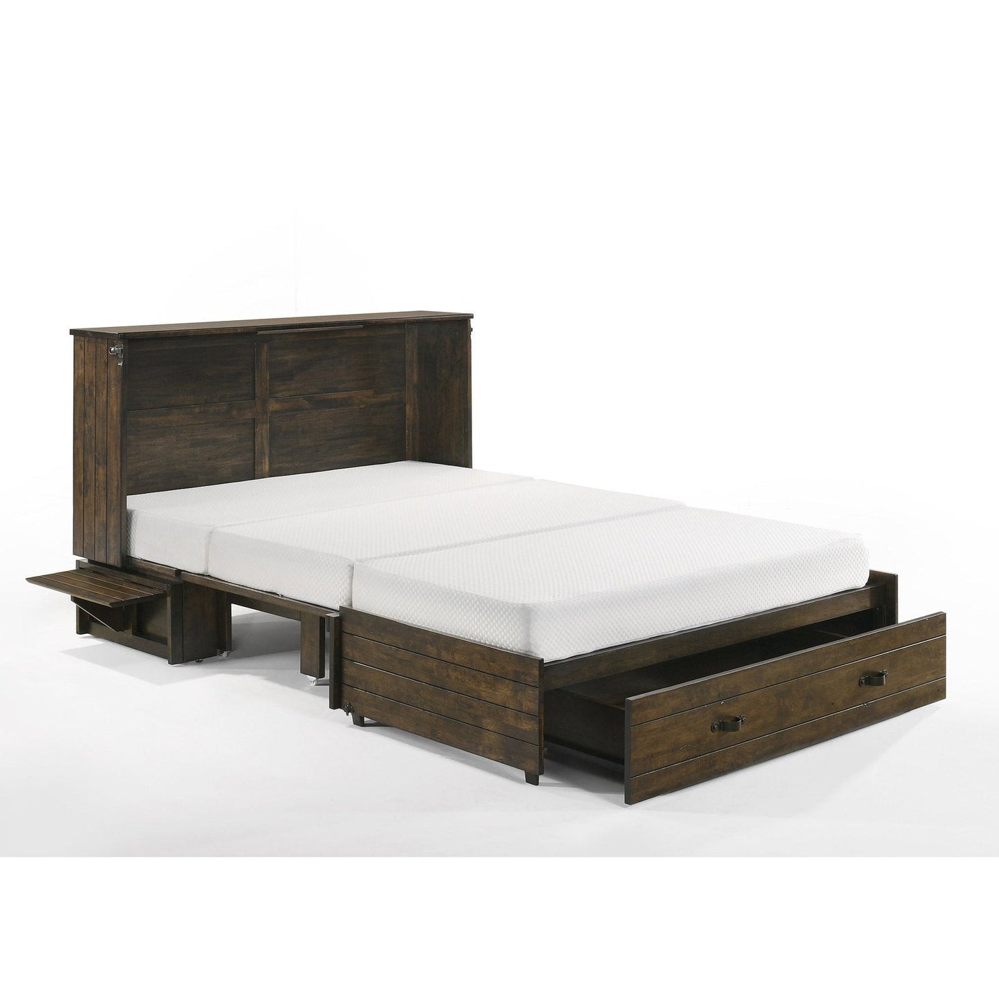 Night and Day Furniture Ranchero Queen Murphy Cabinet Bed Complete - MUR-RAN-QEN-WWB