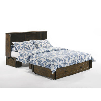 Night and Day Furniture Ranchero Queen Murphy Cabinet Bed Complete - MUR-RAN-QEN-WWB