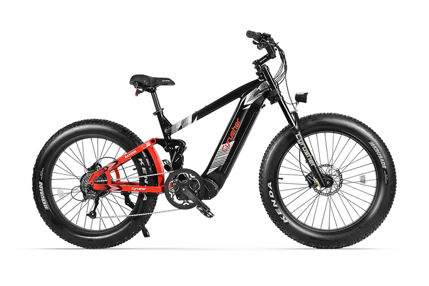 Cyrusher Ranger 1.0 Full-Suspension All-Terrain E-Bike - US-RNGR-GR