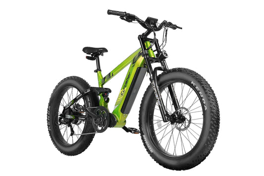 Cyrusher Ranger 1.0 Full-Suspension All-Terrain E-Bike - US-RNGR-GR