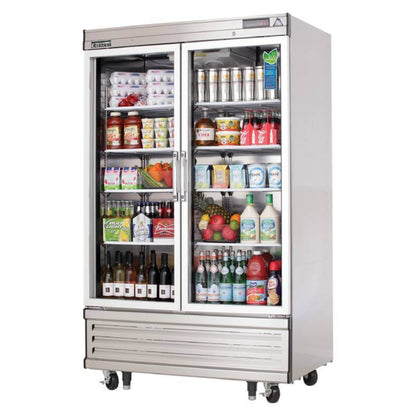 Everest's - EBGR2, 54" Two Glass Door Reach-in Refrigerator 53 cu.ft. - EBGR2