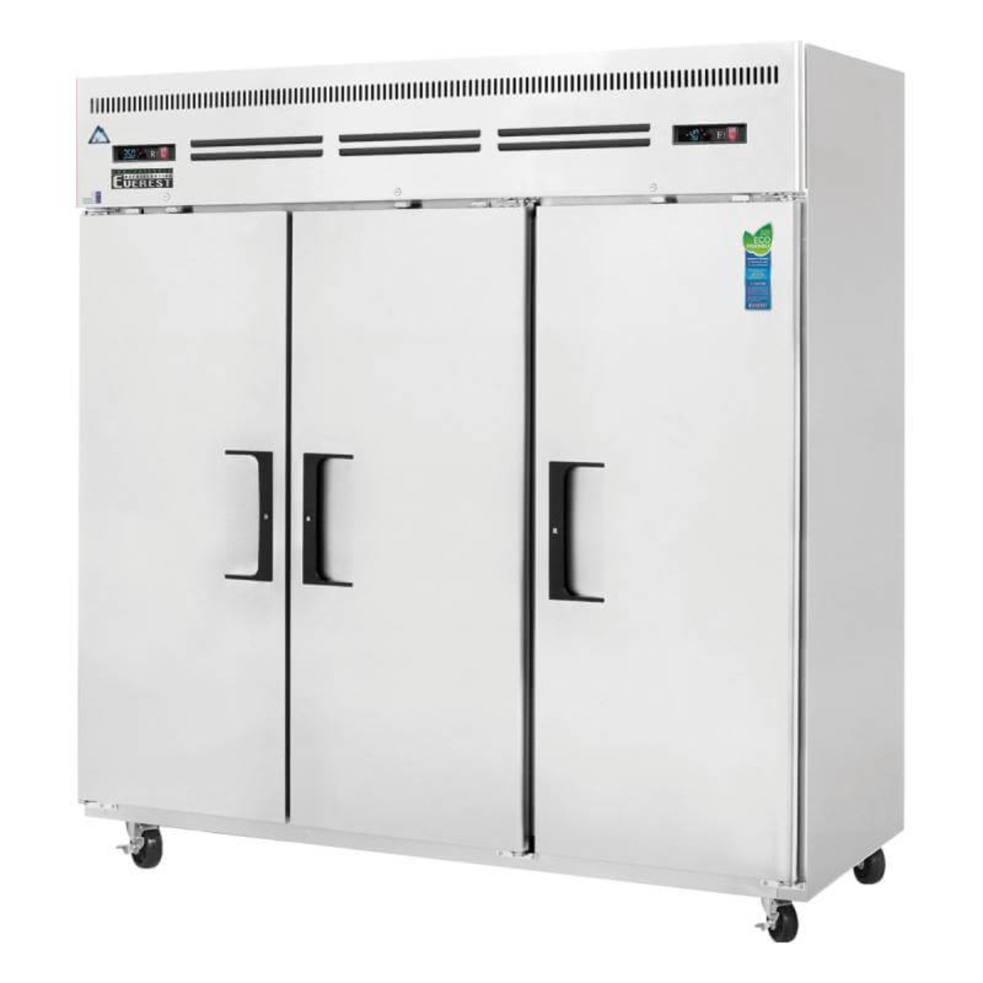 Everest - ESRF3, Commercial 74" Three Solid Door Reach-In Refrigerator Freezer F 46 cu.ft. / R 22 cu.ft. - ESRF3
