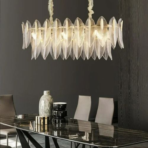 Luxury Feather Crystal Chandelier Lamp - Procure Décor