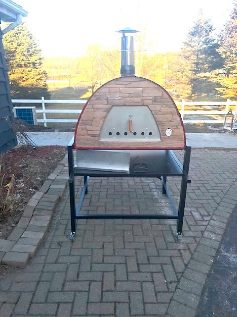 MAXIMUS PRIME LARGE PORTABLE PIZZA OVEN RED