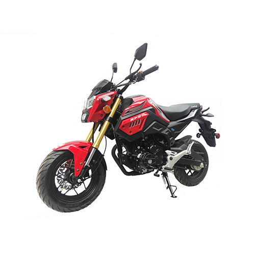 X-PRO Condor150cc Street Motorcycle with 5-Speed Manual Transmission, Electric/Kick Start! 12" Wheels - MC-W007