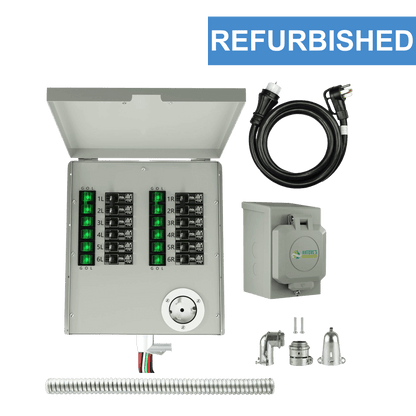 Nature's Generator  - Nature's Generator 120/240V 50A 12-Circuit Non-Automatic Transfer Switch - NGPHPTK3-R