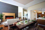 Remii 65" Extra Tall Deep Built-In Indoor and Outdoor Linear Electric Fireplace - 102765-XT
