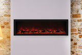 Remii 55" Extra Deep Built-In Indoor and Outdoor Linear Electric Fireplace - 102755-DE