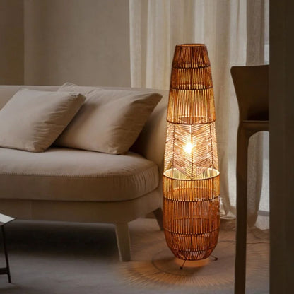 Retro Weave Floor Lamp - Procure Décor
