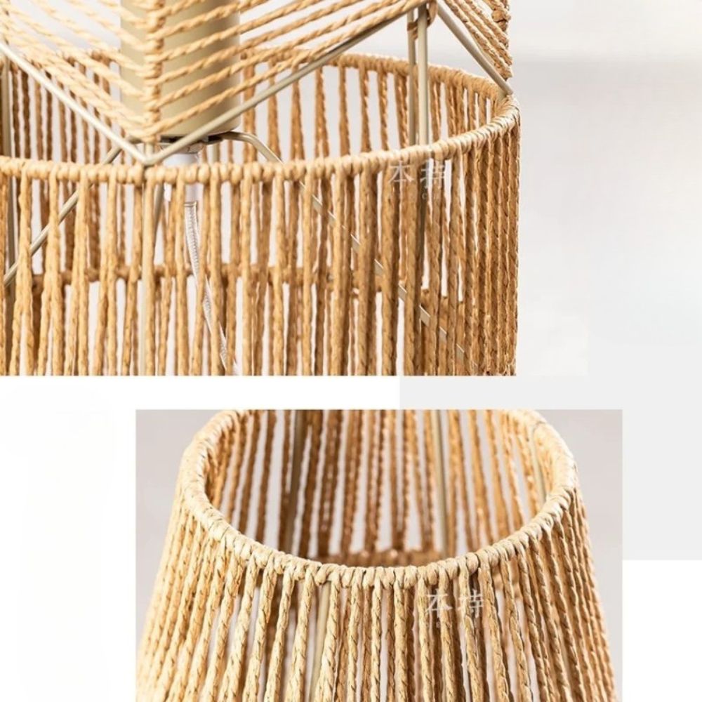 Retro Weave Floor Lamp - Procure Décor