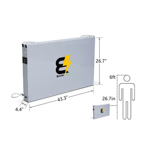 48V WRO 14kWh Lithium Battery | 14,000wH / 276Ah | Wall Mount or Wheel Based | 8,000 Cycles | 10-Year Warranty - EVO-RHNL-48155-G1