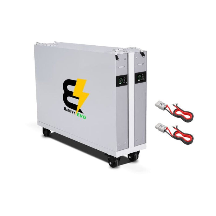 48V WRO 14kWh Lithium Battery | 14,000wH / 276Ah | Wall Mount or Wheel Based | 8,000 Cycles | 10-Year Warranty - EVO-RHNL-48155-G1