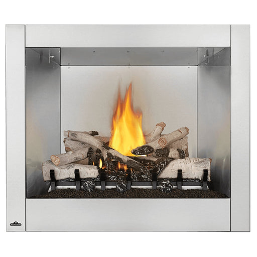 Napoleon Fireplaces Riverside Outdoor Gas Burning Fireplace, Stainless Steel 36"- GSS36CFNE