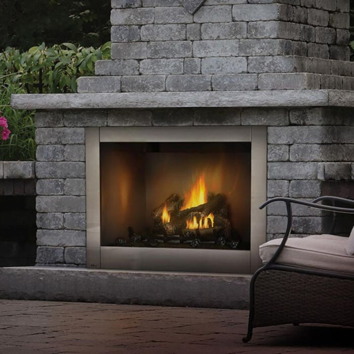 Napoleon Fireplaces Riverside Outdoor Gas Burning Fireplace, Stainless Steel 36"- GSS36CFNE