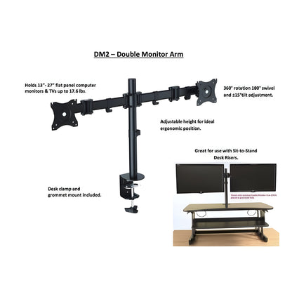 Positive Posture Rocelco DADR Platinum Ergonomic Bundle - R DADRB-DM2-MAF