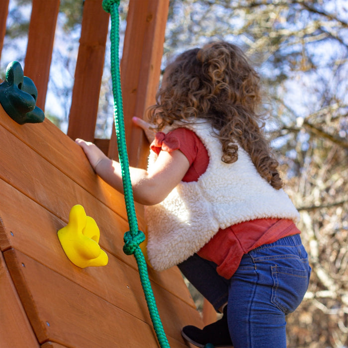 Gorilla Playsets Outing With Trapeze Bar Swing Set - 01-1064