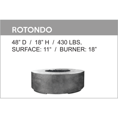 Rotondo Fire Table Dimensions