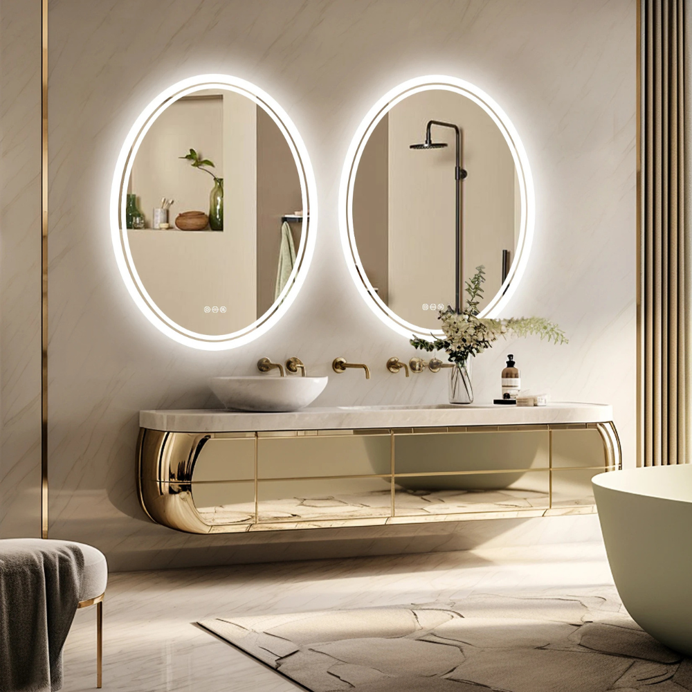 Round LED Bathroom Mirror - Procure Décor