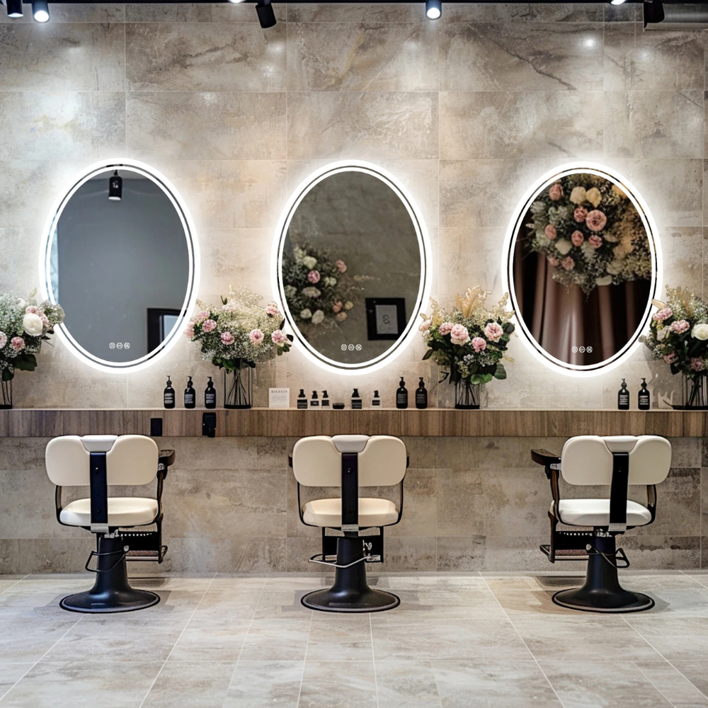 Round LED Bathroom Mirror - Procure Décor
