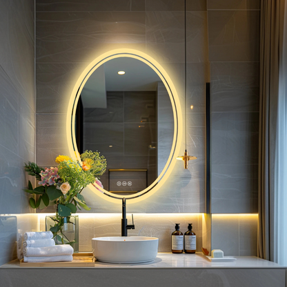 Round LED Bathroom Mirror - Procure Décor