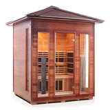 Enlighten Sauna Infranature Original Rustic 4-Person Outdoor Sauna - 17378