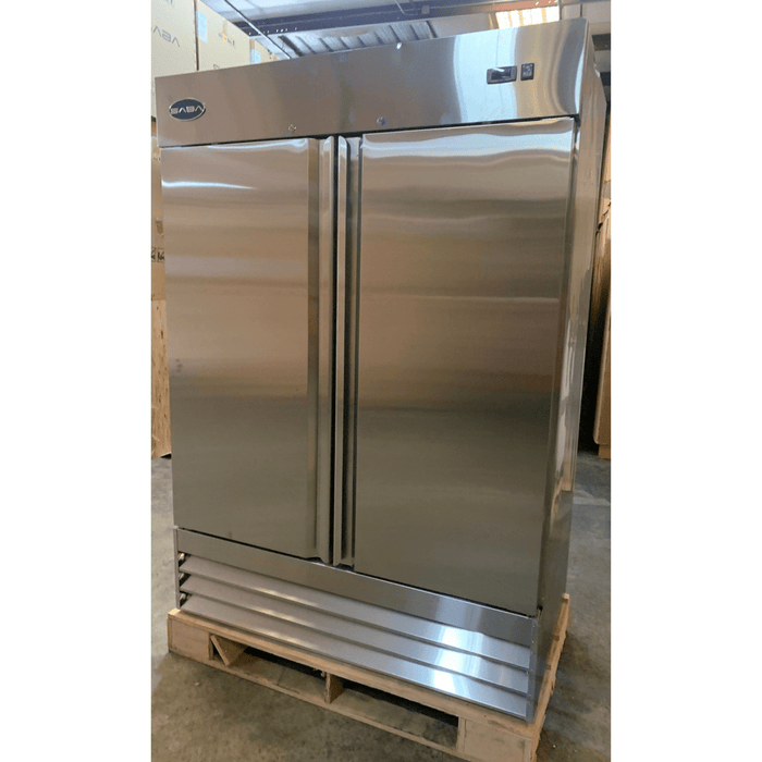 SABA S-47F - Two Door Commercial Reach-In Stainless Steel Freezer 1A - S-47F