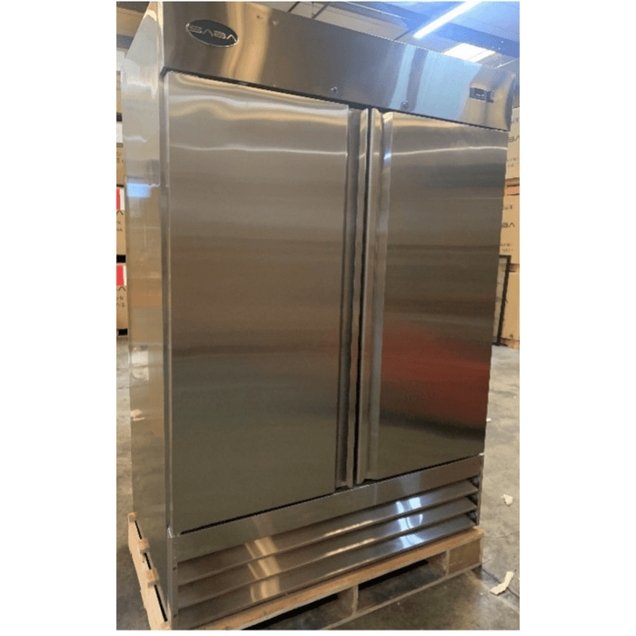 SABA S-47R - Two Door Commercial Reach-In Stainless Steel Cooler 1A - S-47R