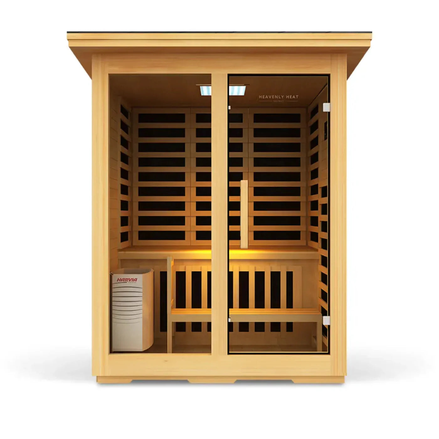 Heavenly Heat Outdoor Combination 2 Person Sauna - 387605770560