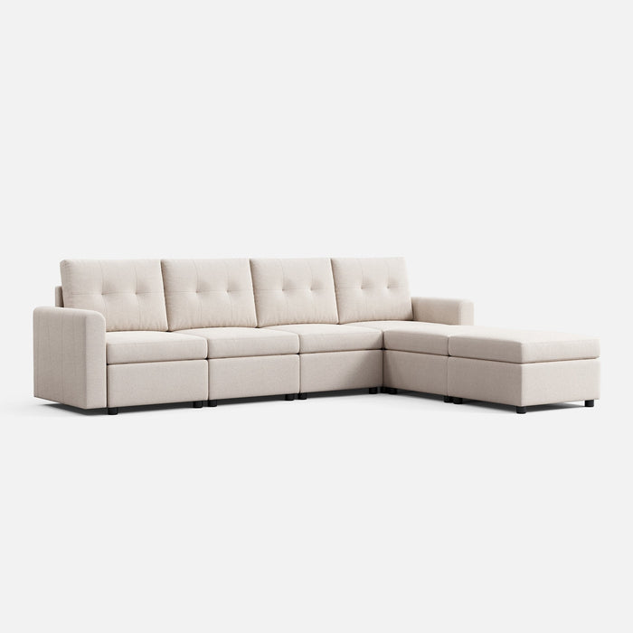 LINSY HOME RUBIK III 4 Seat with 2 Ottomans And An Additional Set Of Covers - US-LH-SPF-Sofa-S800-AD-42-0-00