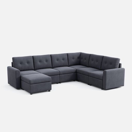 LINSY HOME RUBIK III 5 Seats With Corner & Ottoman - US-LH-SPF-Sofa-S800-A11-511-0-00