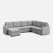 LINSY HOME RUBIK III 5 Seats With Corner & Ottoman - US-LH-SPF-Sofa-S800-A11-511-0-00