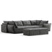 RUBIK X 5 Seats With Corner & 4 Ottomans US-LH-SPF-Sofa-S866