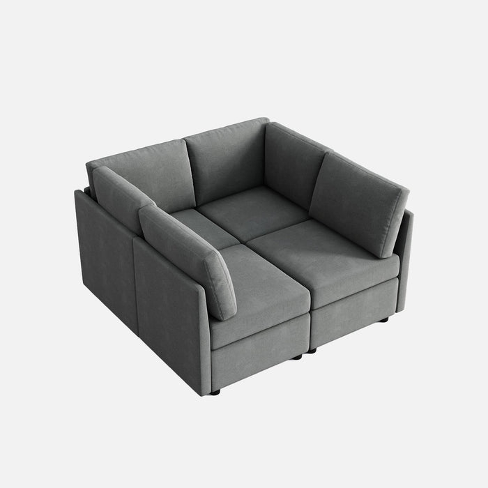 LINSY HOME RUBIK I 2 Seats with 2 Corners - US-LH-SPF-Sofa-S900-A22-202-0-00