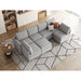 LINSY HOME RUBIK I 6 Seats with Ottoman - US-LH-SPF-Sofa-S900-A11-61-0-00 Price