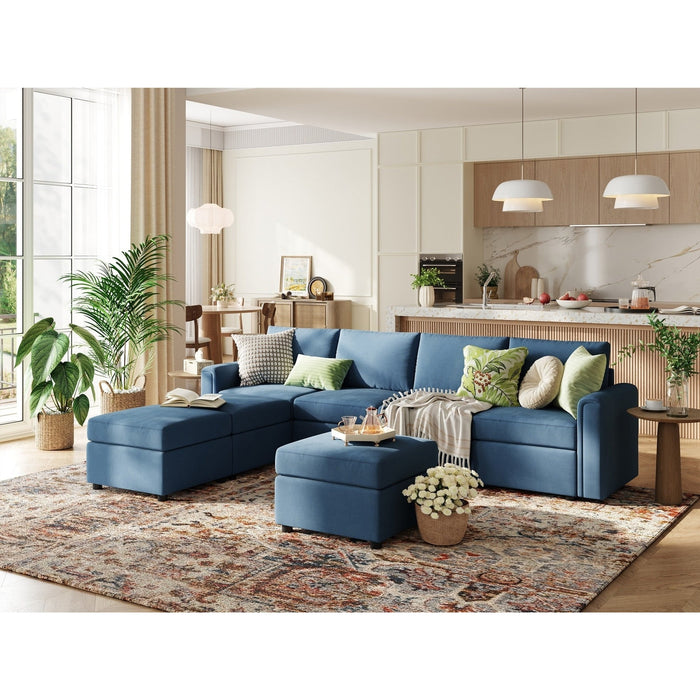 LINSY HOME RUBIK I 4 Seats with 3 Ottomans - US-LH-SPF-Sofa-S900-A11-43-0-00 Price