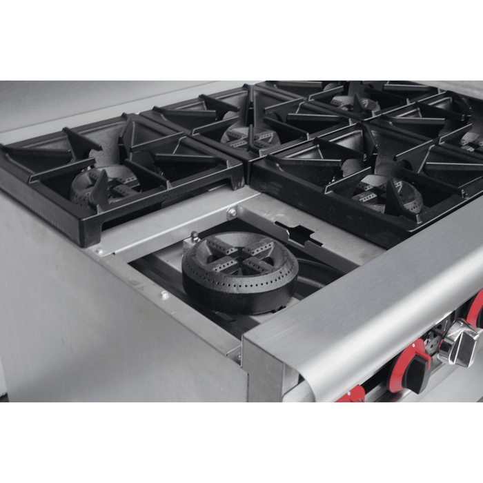 SABA GR-36 - Commercial Gas 6 Burner with Oven - GR-36