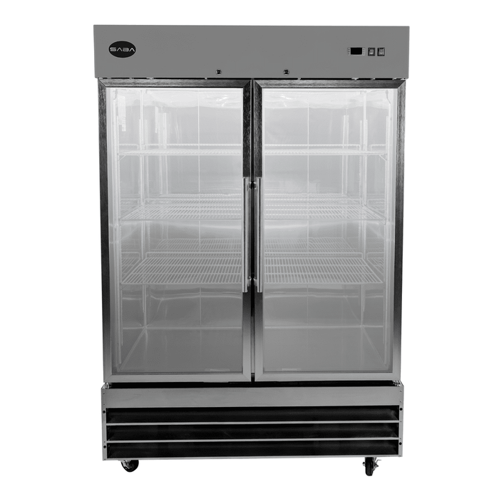 SABA S-47FG - Two Glass Door Commercial Reach-In Freezer - S-47FG