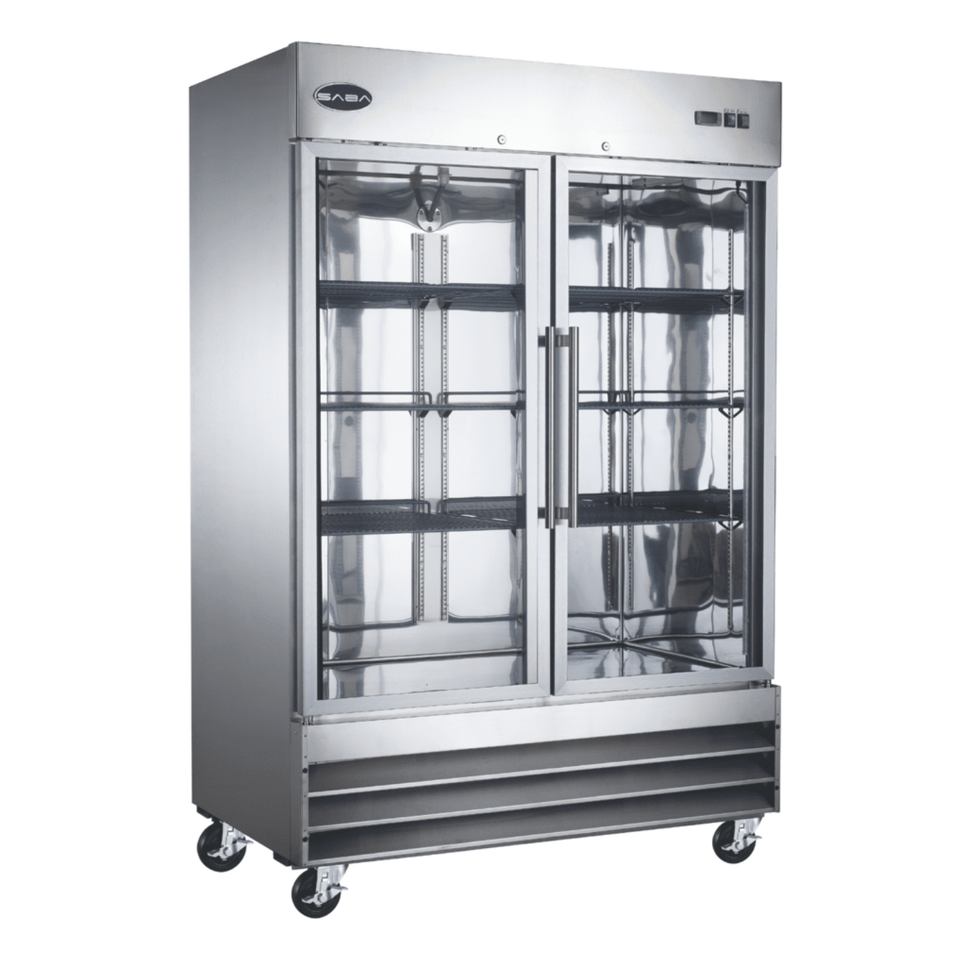 SABA S-47FG - Two Glass Door Commercial Reach-In Freezer - S-47FG