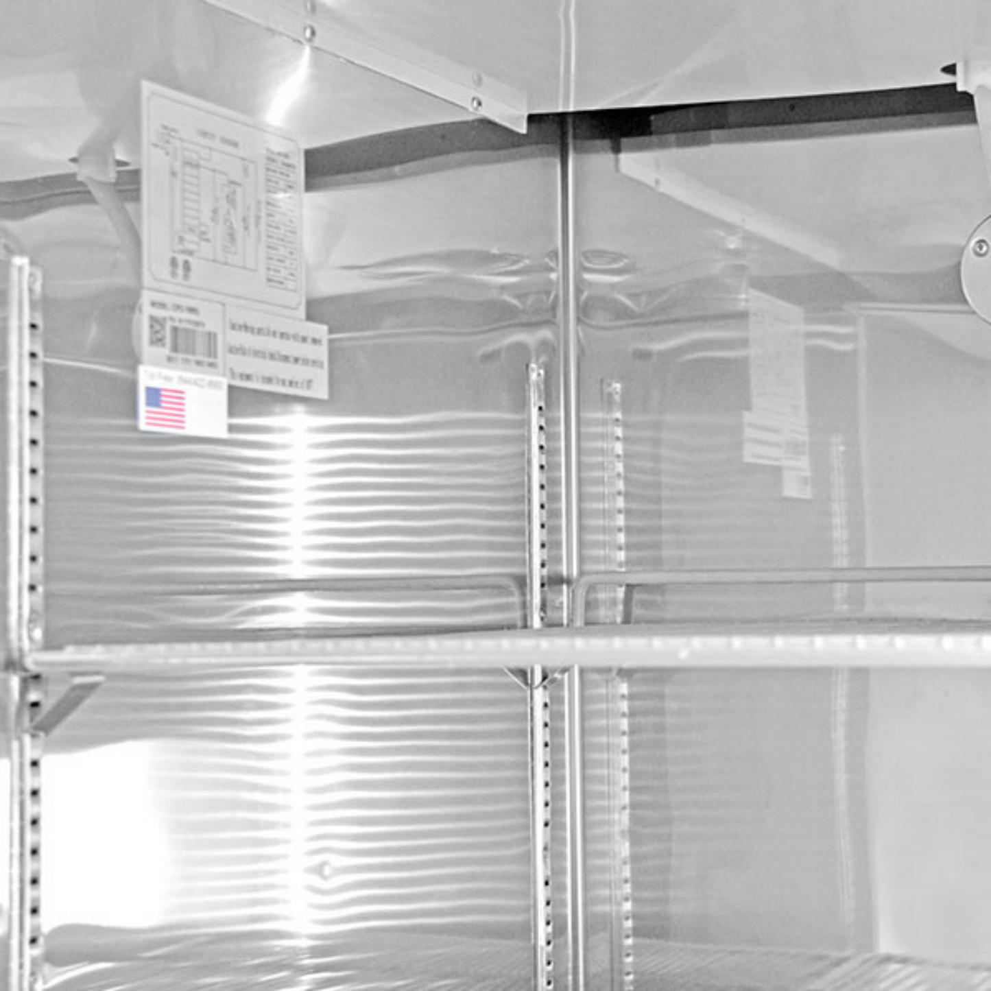 SABA   Three Door Commercial Reach-In Stainless Steel Cooler - S-72R