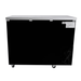 SABA SBB-24-48B - 24" Depth 48" Two Door Commercial Back Bar Cooler Black - SBB-24-48B