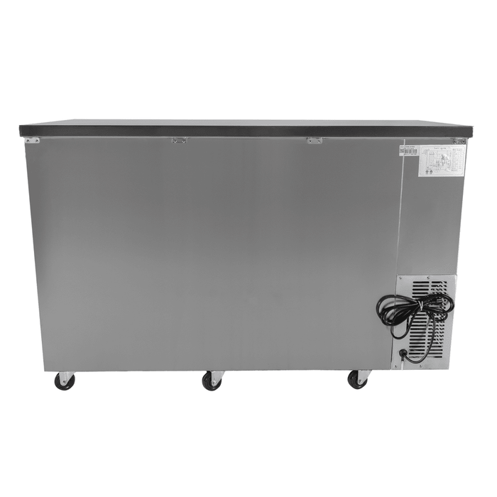 SABA SBB-24-60SS - 24" Depth 60" Two Door Back Bar Cooler Stainless Steel - SBB-24-60SS