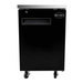 SABA SBB-27-23B - 27" Depth 23" One Door Commercial Back Bar Cooler Black - SBB-27-23B