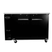 SABA SBB-27-58B - 27" Depth 58" Two Door Commercial Back Bar Cooler Black - SBB-27-58B