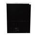 SABA SBB-27-90G - 27" Depth 90" Three Glass Door Commercial Back Bar Cooler Black - SBB-27-90G