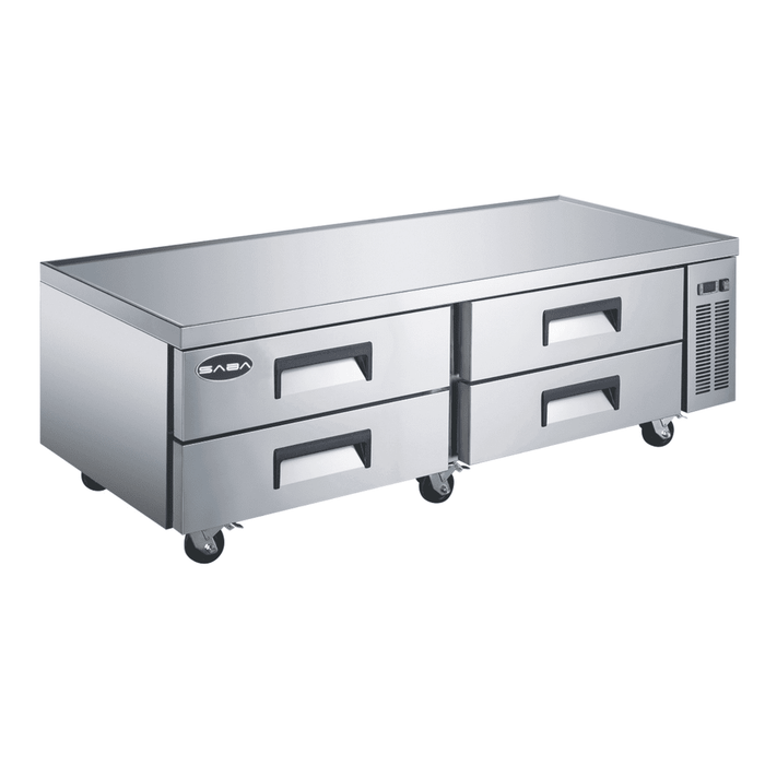 SABA SCB-72 - 72" Four Drawer Commercial Chef Base Cooler - SCB-72