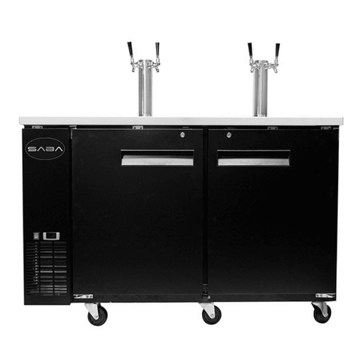 SABA SDD-24-60 - 24" Depth 60" Direct Draw Commercial Beer Dispenser - SDD-24-60