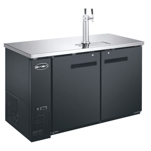 SABA SDD-27-58 - 58" Two Door Commercial Draft Beer Dispenser - SDD-27-58