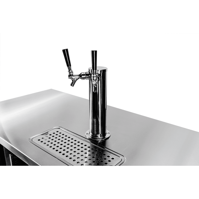 SABA SDD-27-58 - 58" Two Door Commercial Draft Beer Dispenser - SDD-27-58