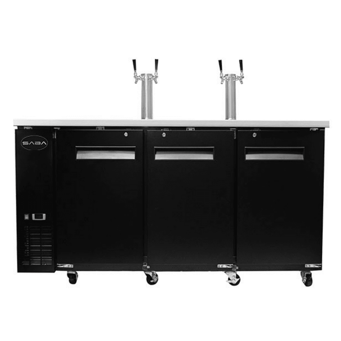 SABA SDD-27-90 - 90" Three Door Commercial Draft Beer Dispenser - SDD-27-90